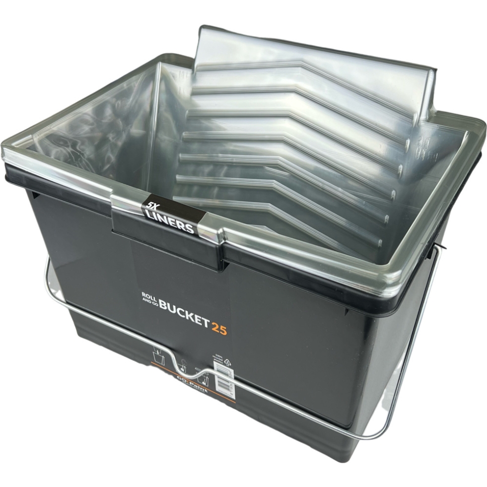 Preview: Farbeimer Farbbehälter mit Inlays